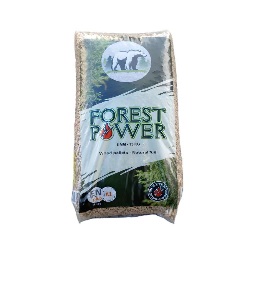 Pellet FOREST POWER - Bancale da 75 Sacchi da 15  Kg